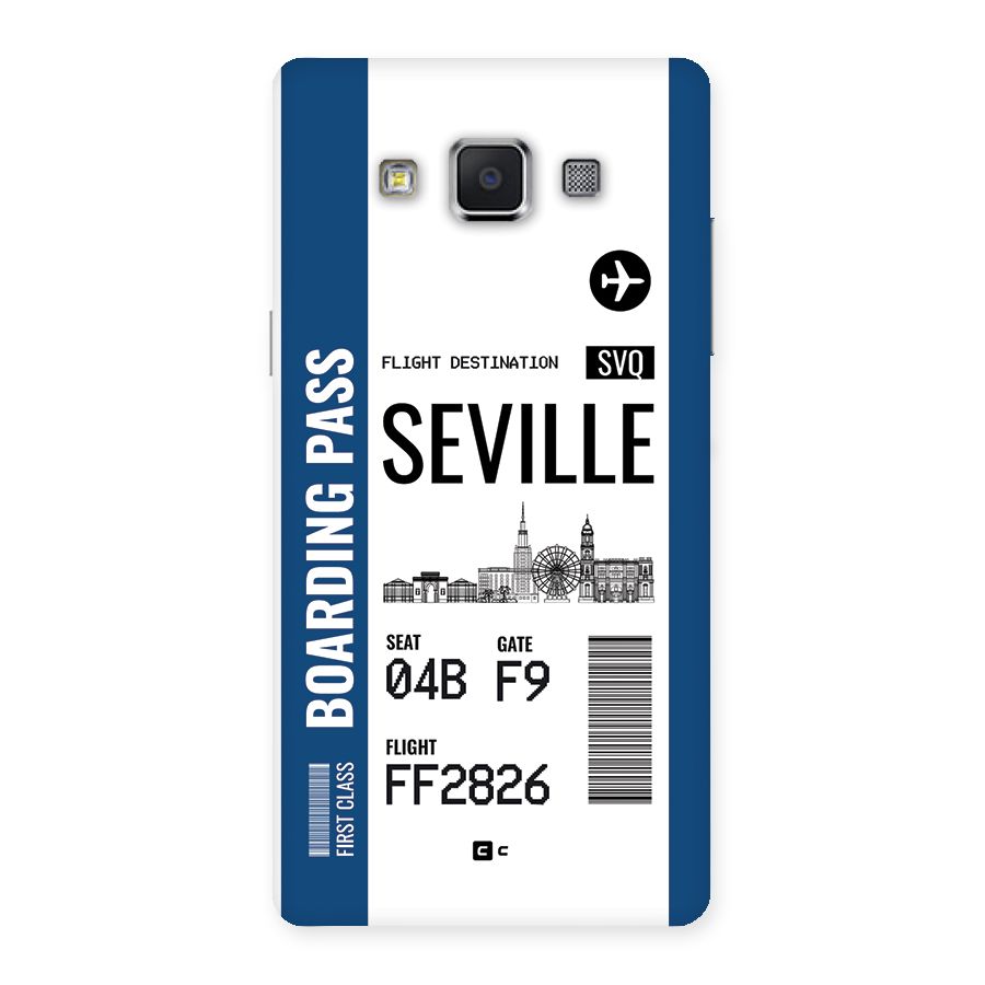 Seville Boarding Pass Back Case for Galaxy A5