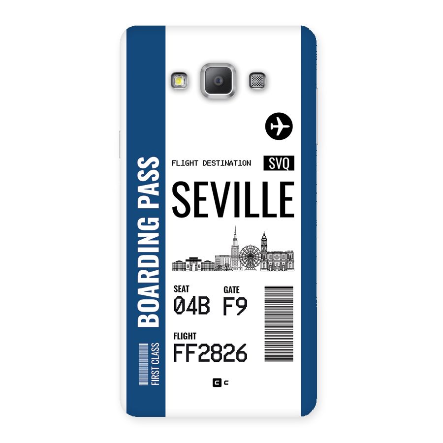 Seville Boarding Pass Back Case for Galaxy A7
