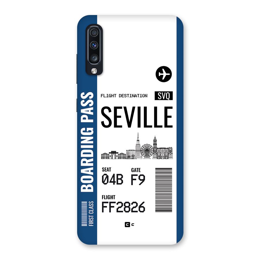 Seville Boarding Pass Back Case for Galaxy A70s