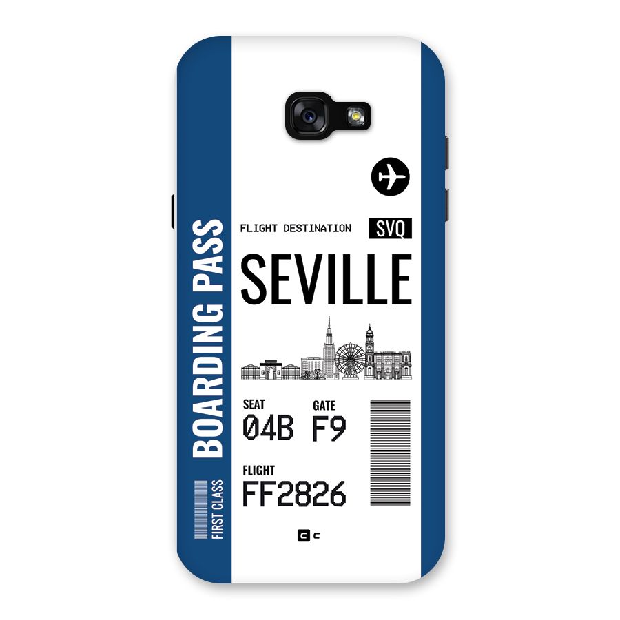 Seville Boarding Pass Back Case for Galaxy A7 (2017)