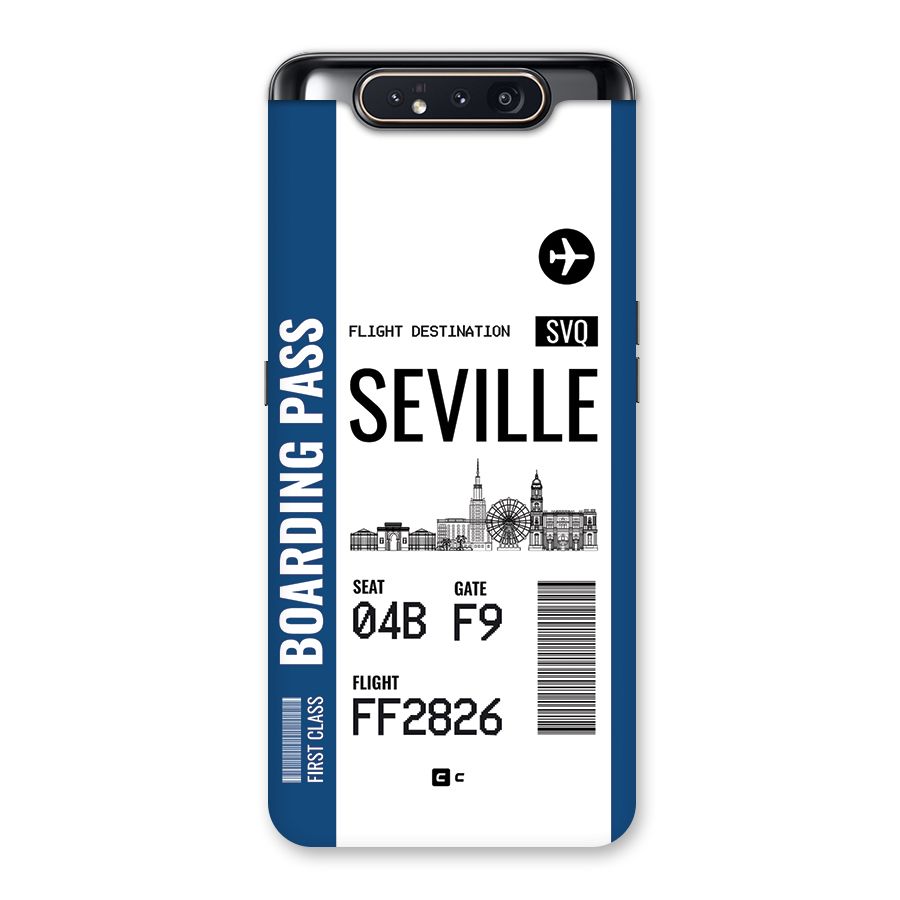 Seville Boarding Pass Back Case for Galaxy A80