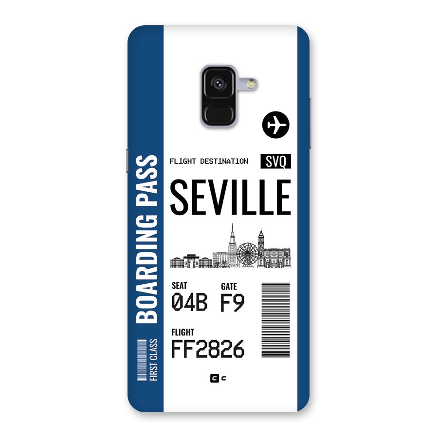 Seville Boarding Pass Back Case for Galaxy A8 Plus