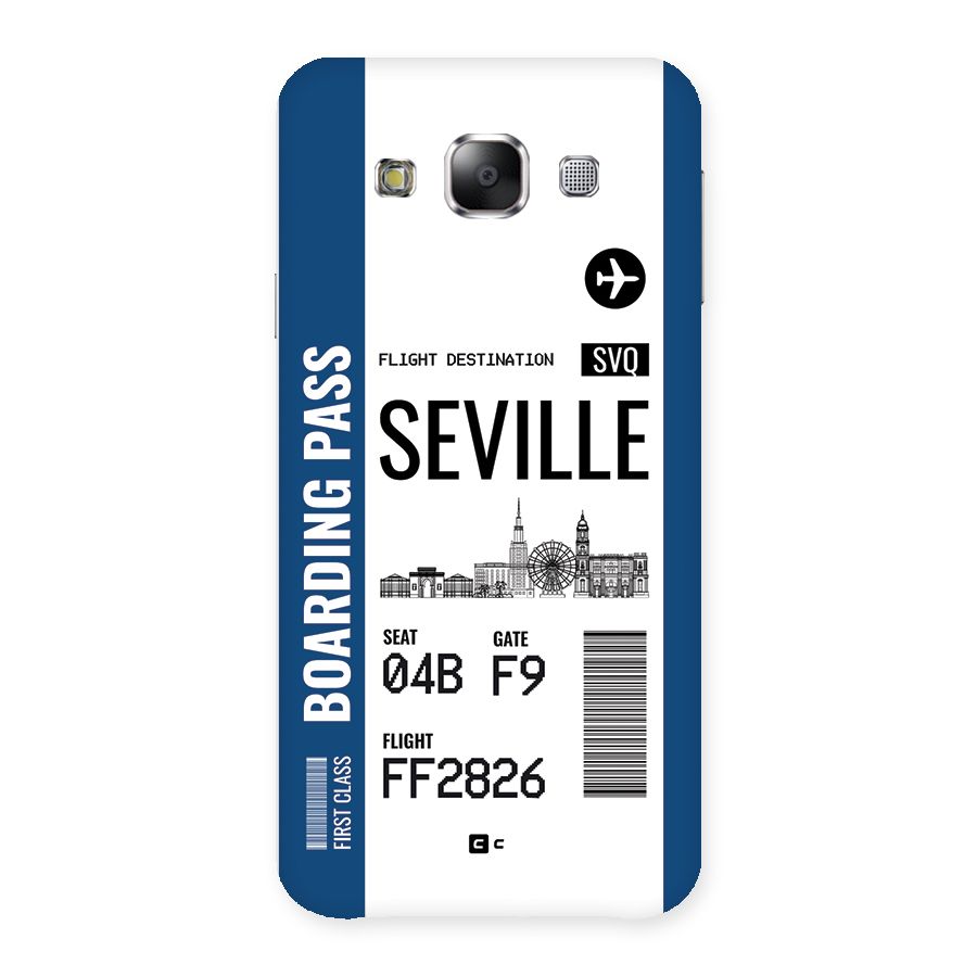 Seville Boarding Pass Back Case for Galaxy E5