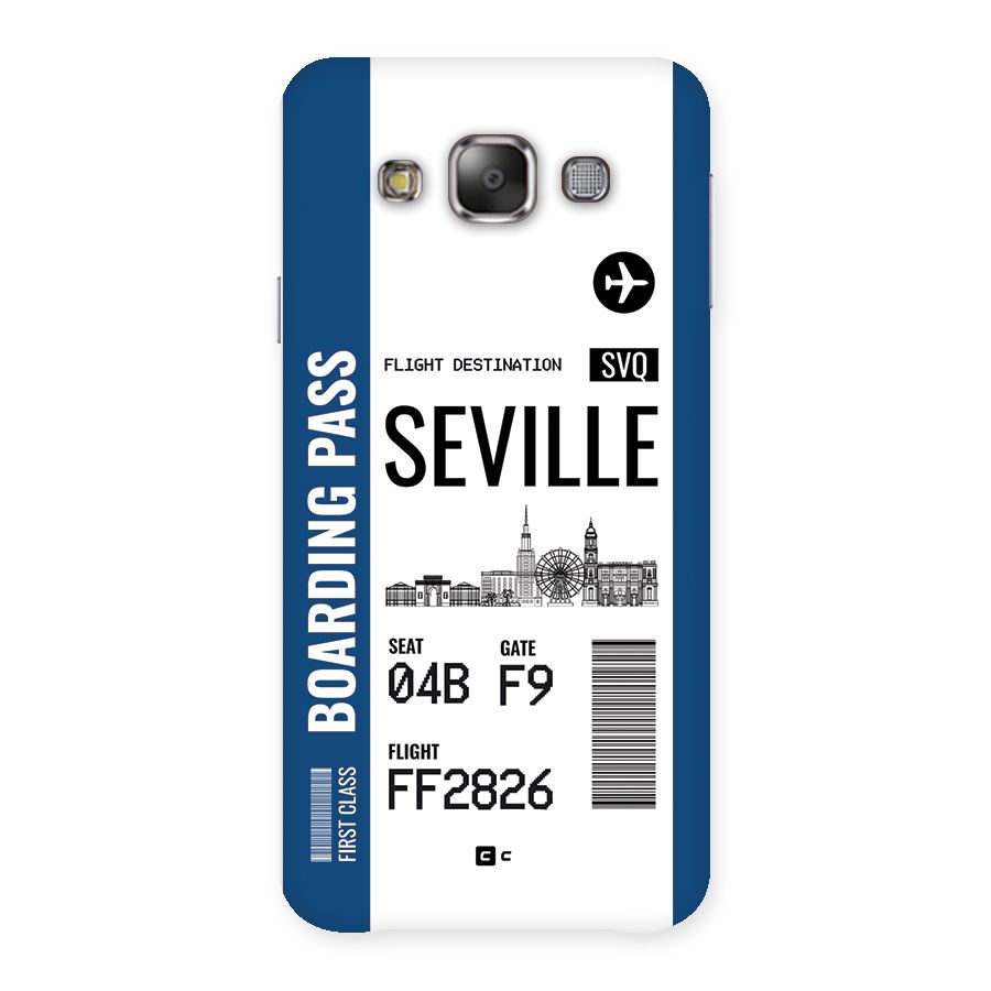 Seville Boarding Pass Back Case for Galaxy E7