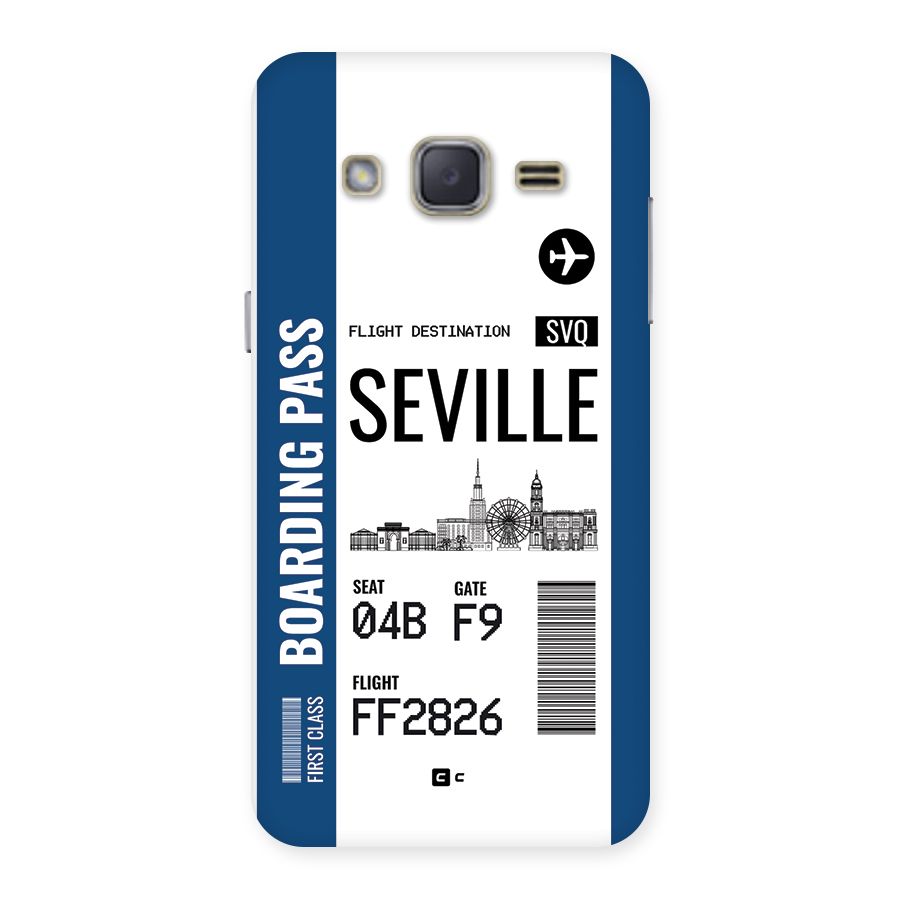 Seville Boarding Pass Back Case for Galaxy J2