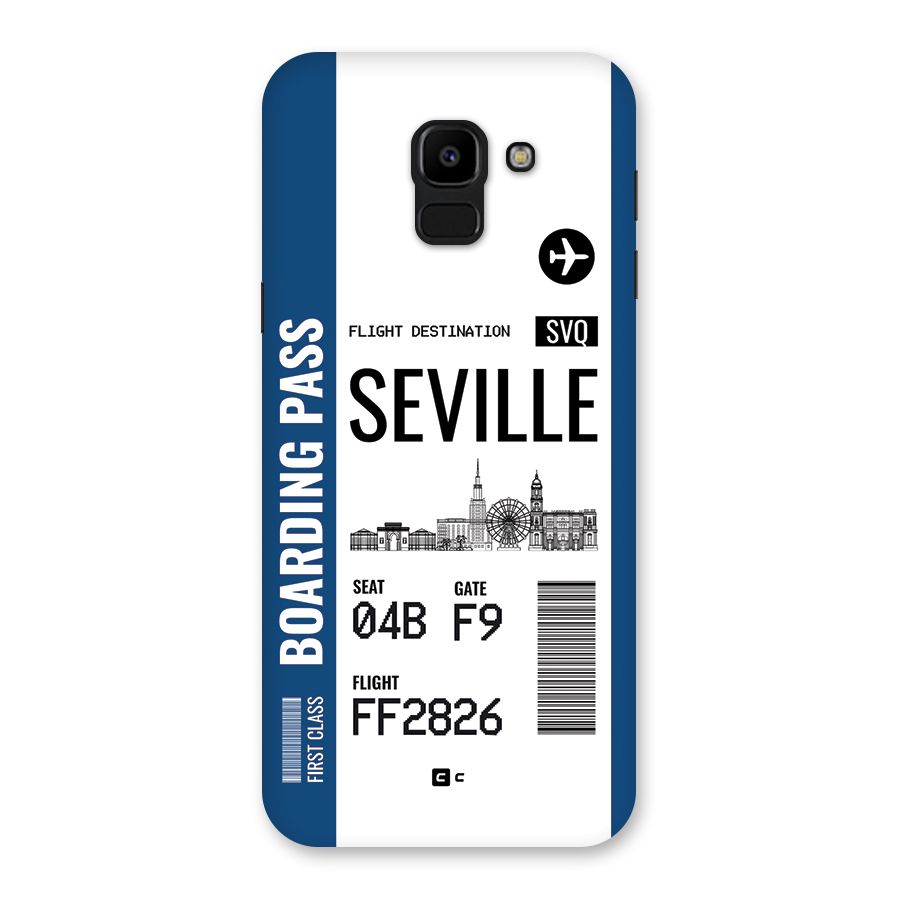 Seville Boarding Pass Back Case for Galaxy J6