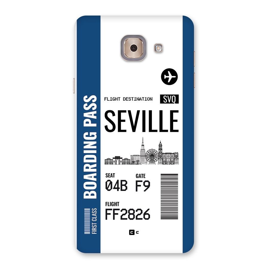 Seville Boarding Pass Back Case for Galaxy J7 Max