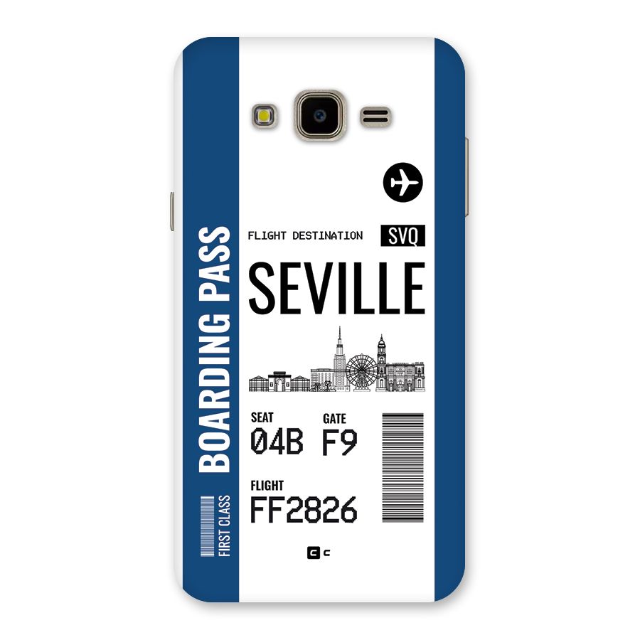 Seville Boarding Pass Back Case for Galaxy J7 Nxt