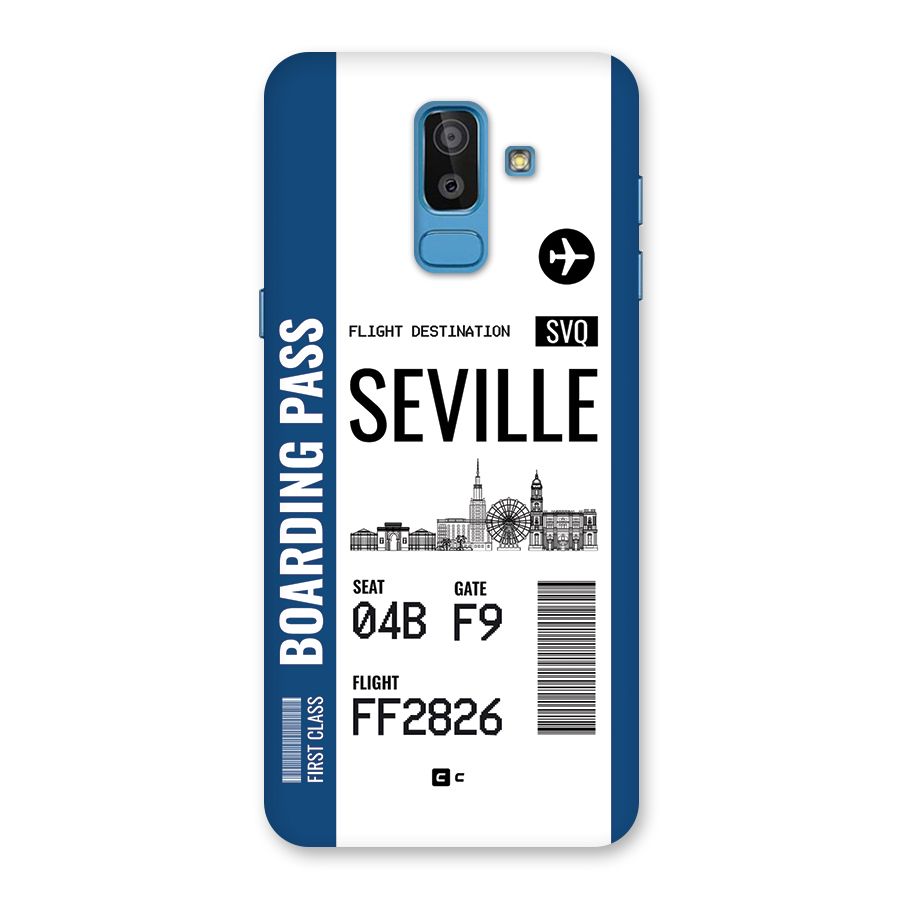 Seville Boarding Pass Back Case for Galaxy J8