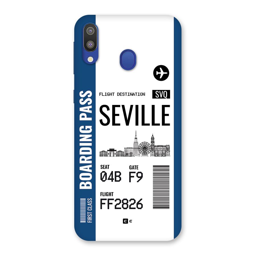 Seville Boarding Pass Back Case for Galaxy M20
