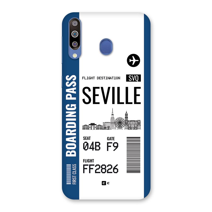 Seville Boarding Pass Back Case for Galaxy M30