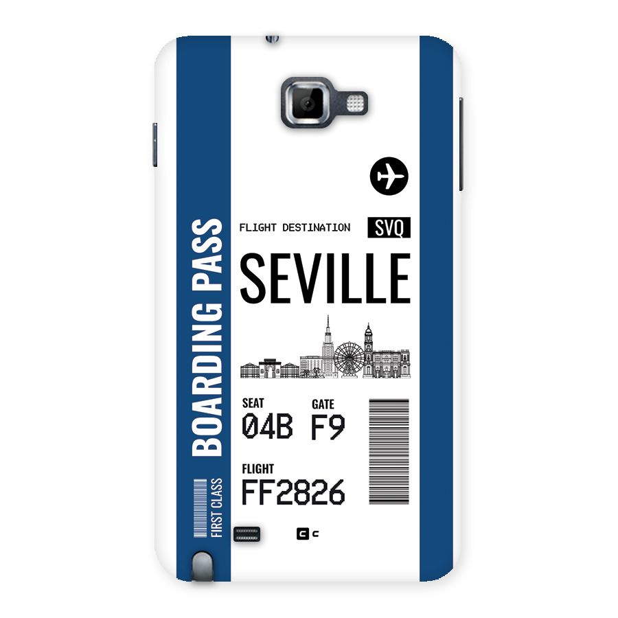 Seville Boarding Pass Back Case for Galaxy Note