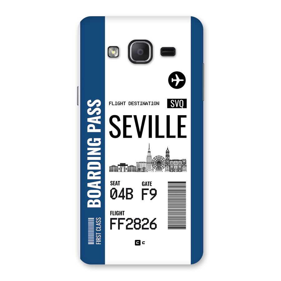 Seville Boarding Pass Back Case for Galaxy On7 Pro