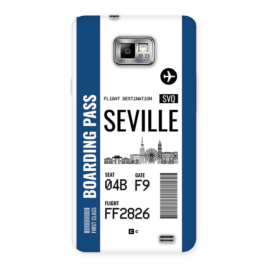 Seville Boarding Pass Back Case for Galaxy S2