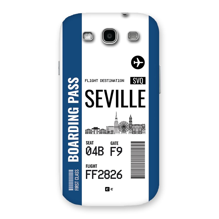 Seville Boarding Pass Back Case for Galaxy S3