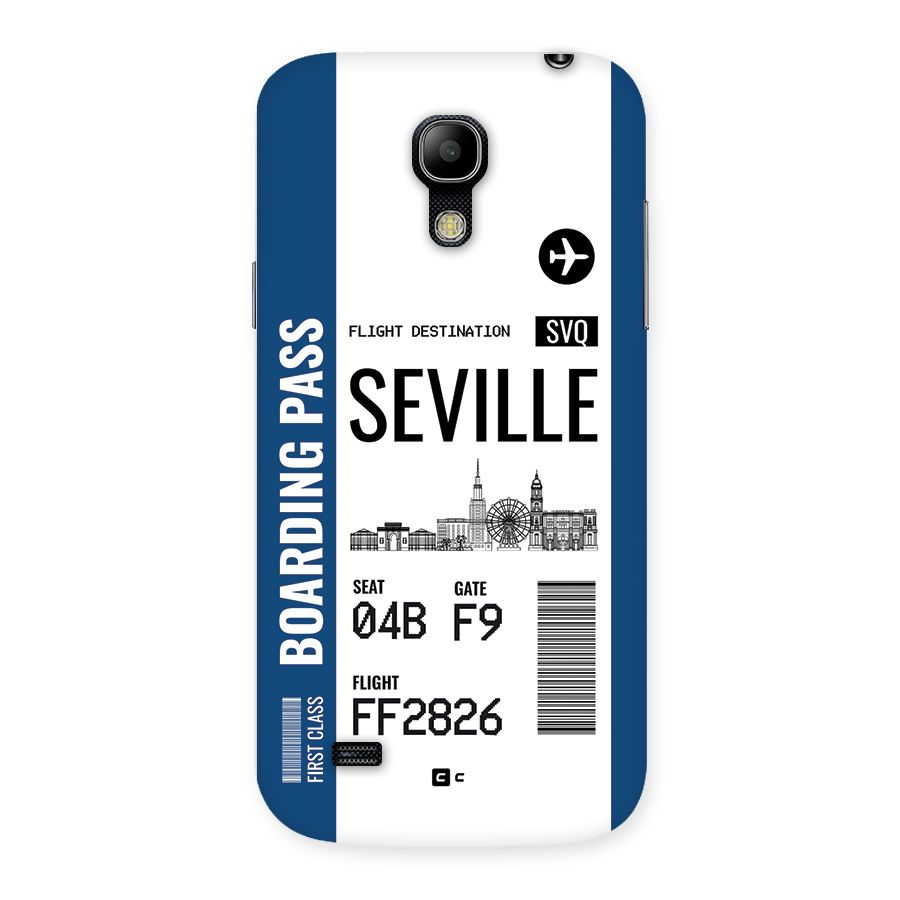 Seville Boarding Pass Back Case for Galaxy S4 Mini