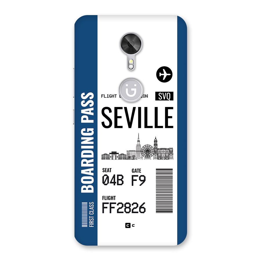 Seville Boarding Pass Back Case for Gionee A1