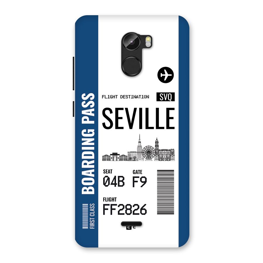 Seville Boarding Pass Back Case for Gionee X1