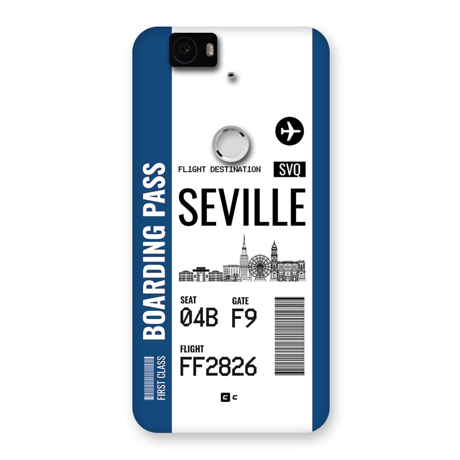 Seville Boarding Pass Back Case for Google Nexus 6P