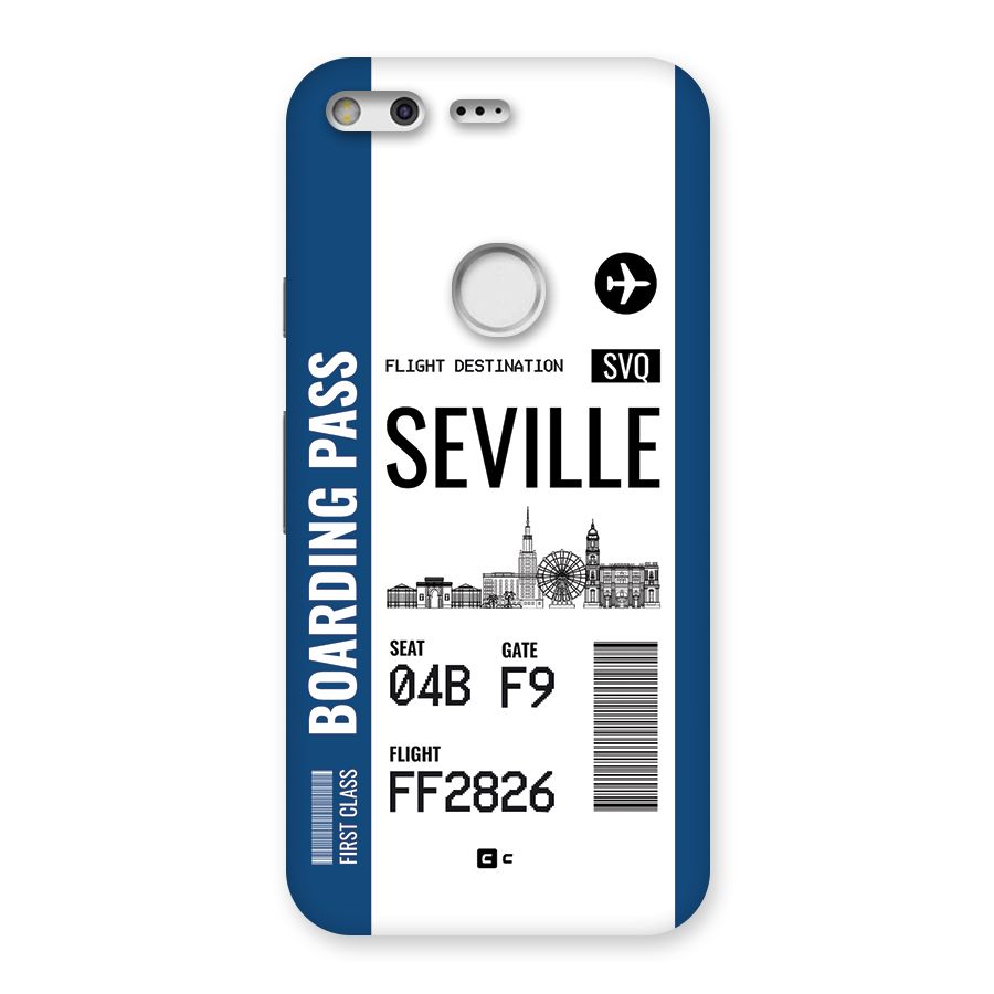Seville Boarding Pass Back Case for Google Pixel XL