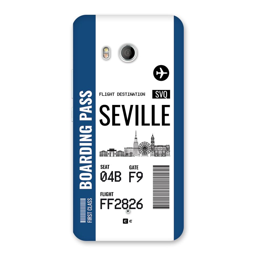 Seville Boarding Pass Back Case for HTC U11