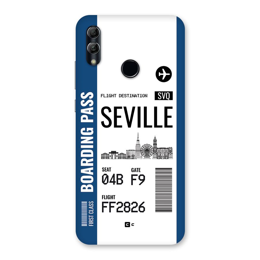 Seville Boarding Pass Back Case for Honor 10 Lite