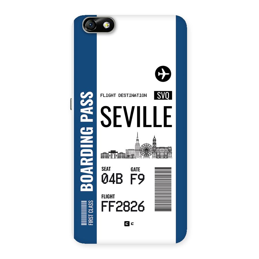 Seville Boarding Pass Back Case for Honor 4X