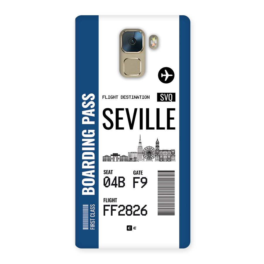 Seville Boarding Pass Back Case for Honor 7