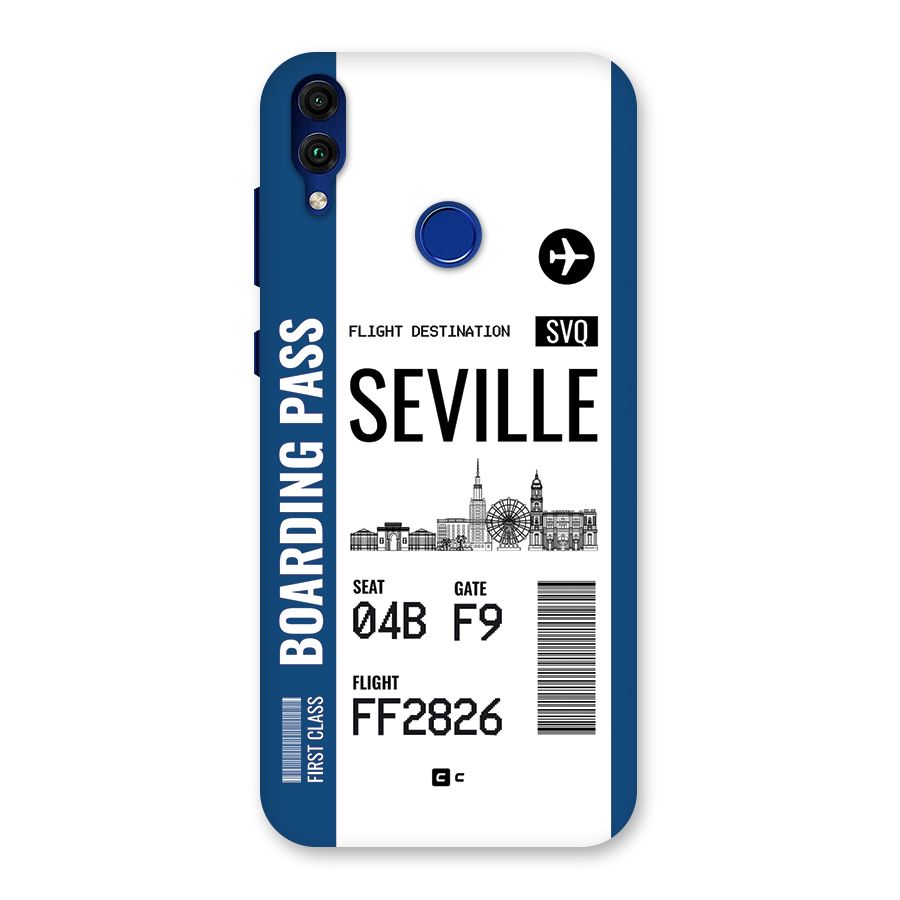 Seville Boarding Pass Back Case for Honor 8C