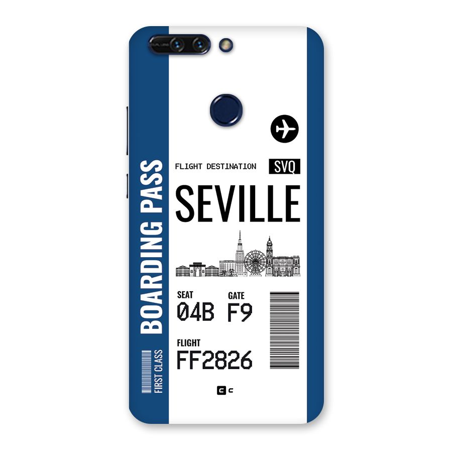 Seville Boarding Pass Back Case for Honor 8 Pro