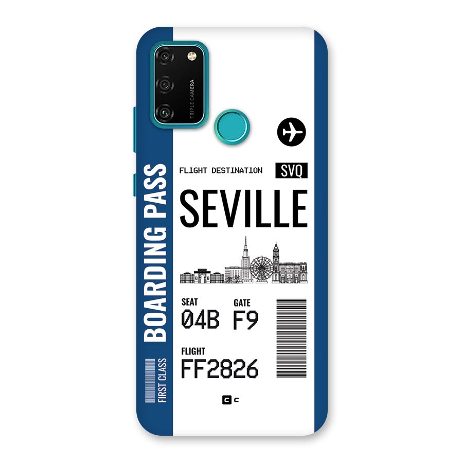Seville Boarding Pass Back Case for Honor 9A