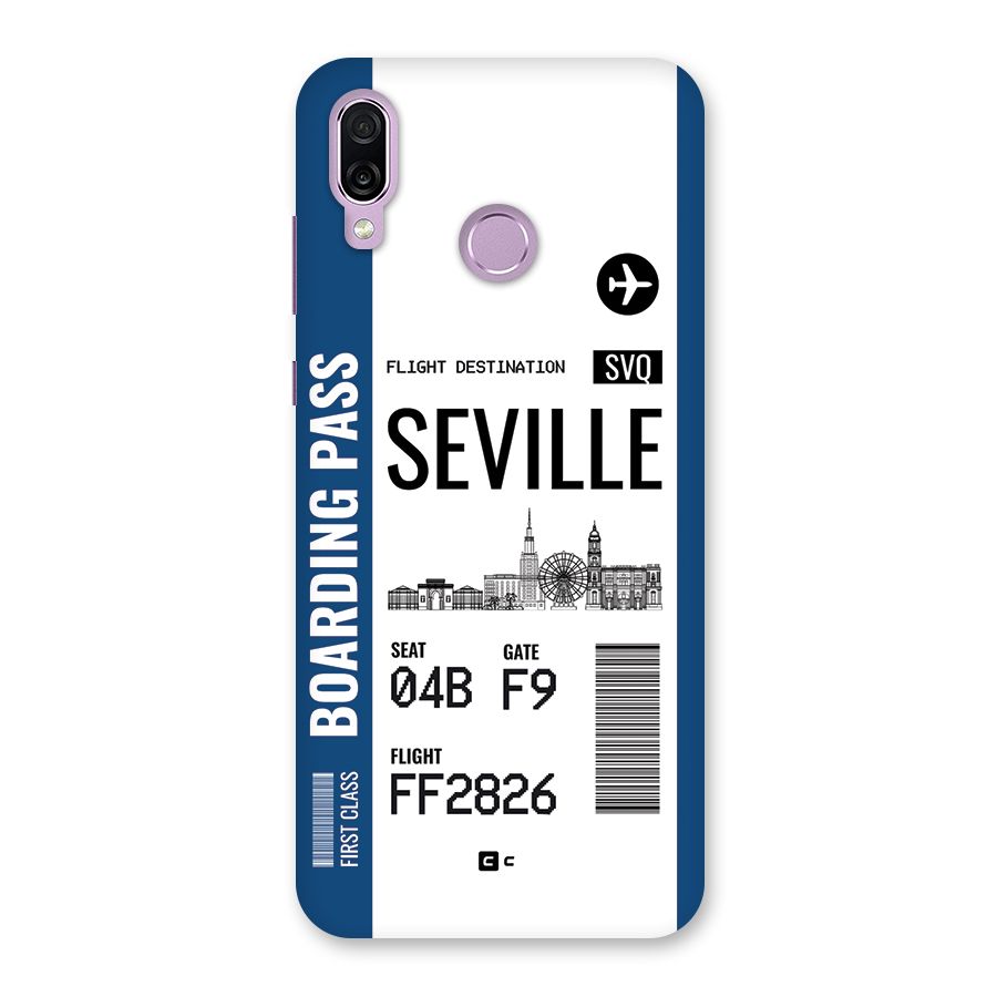 Seville Boarding Pass Back Case for Honor Play