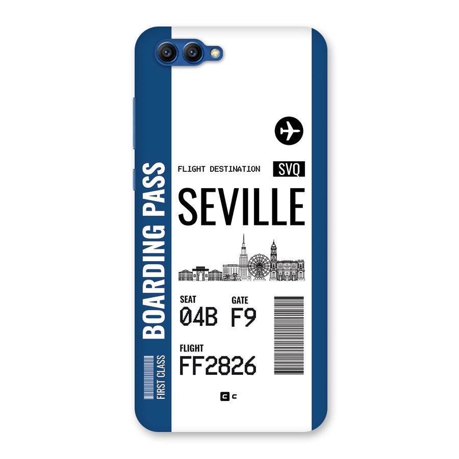 Seville Boarding Pass Back Case for Honor View 10