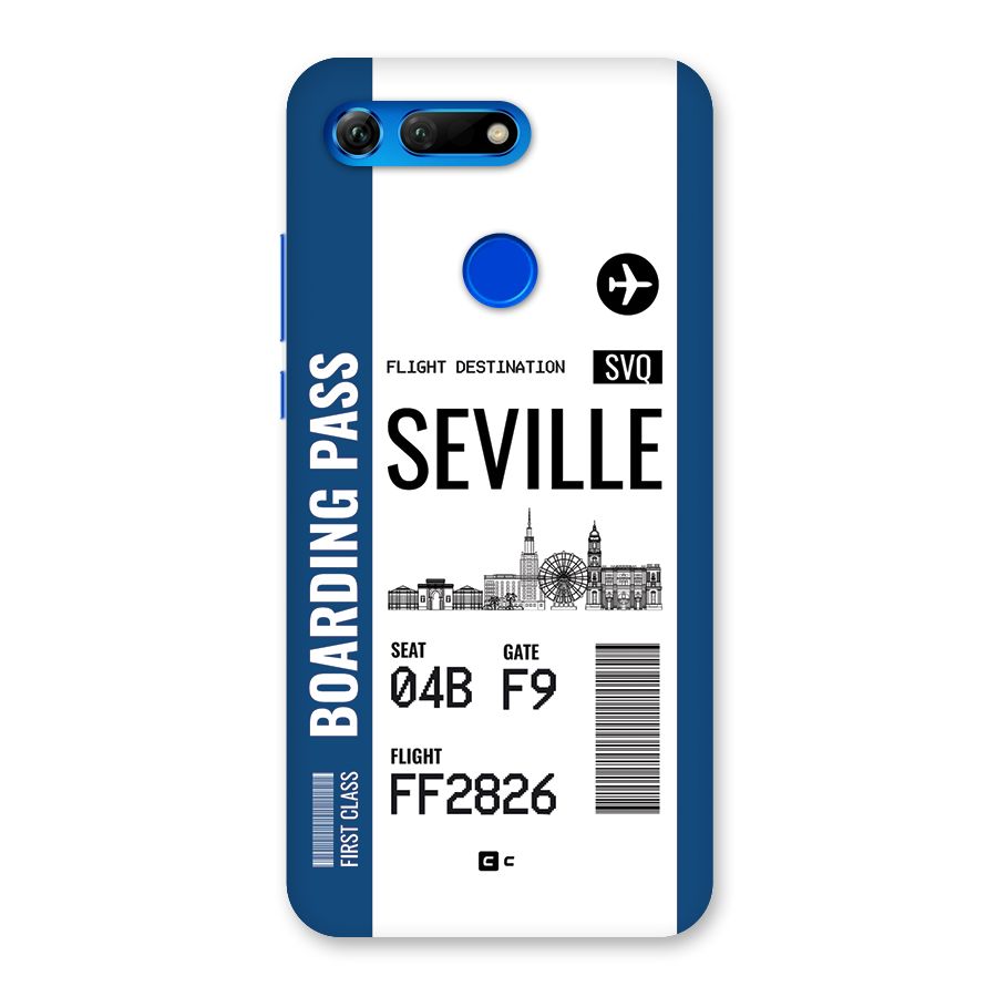 Seville Boarding Pass Back Case for Honor View 20