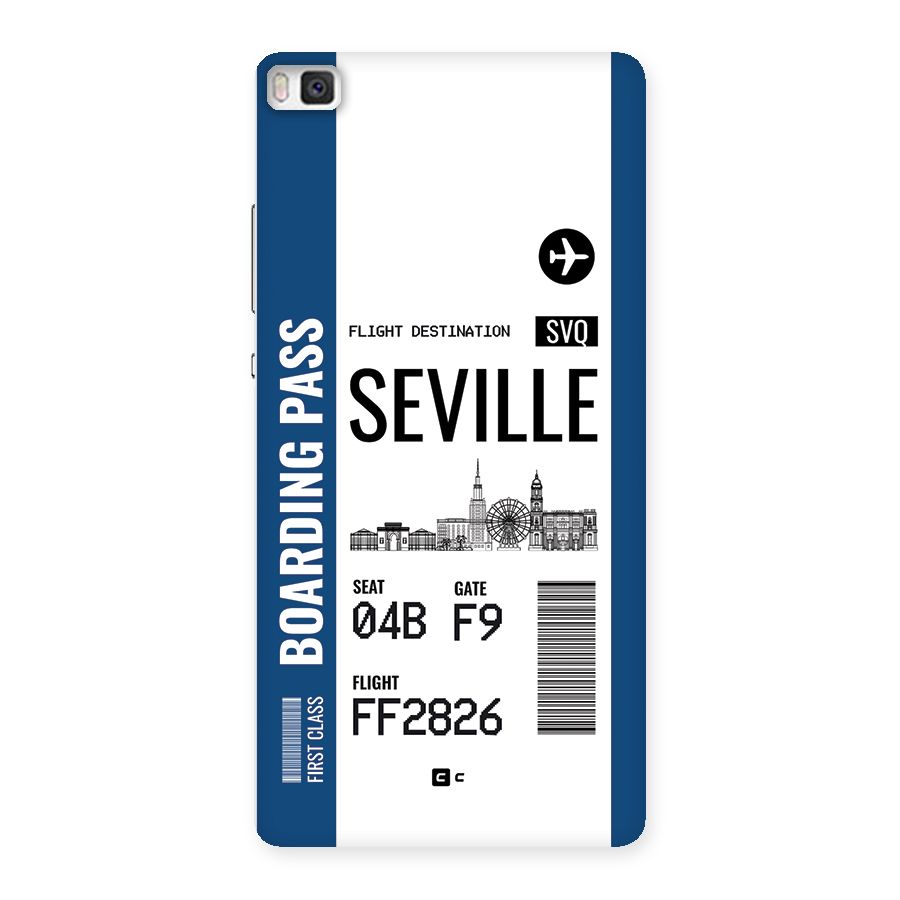 Seville Boarding Pass Back Case for Huawei P8