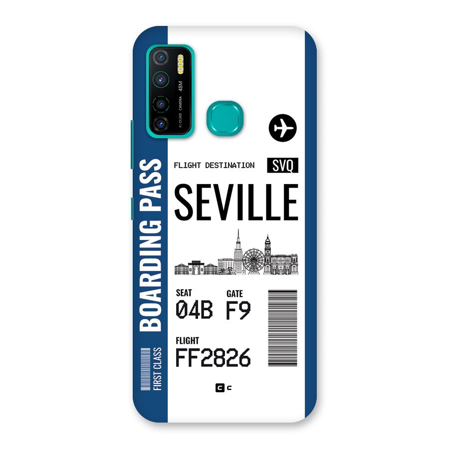 Seville Boarding Pass Back Case for Infinix Hot 9 Pro