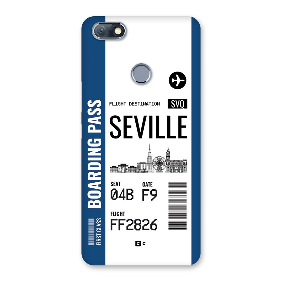 Seville Boarding Pass Back Case for Infinix Note 5