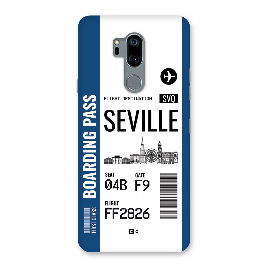 Seville Boarding Pass Back Case for LG G7