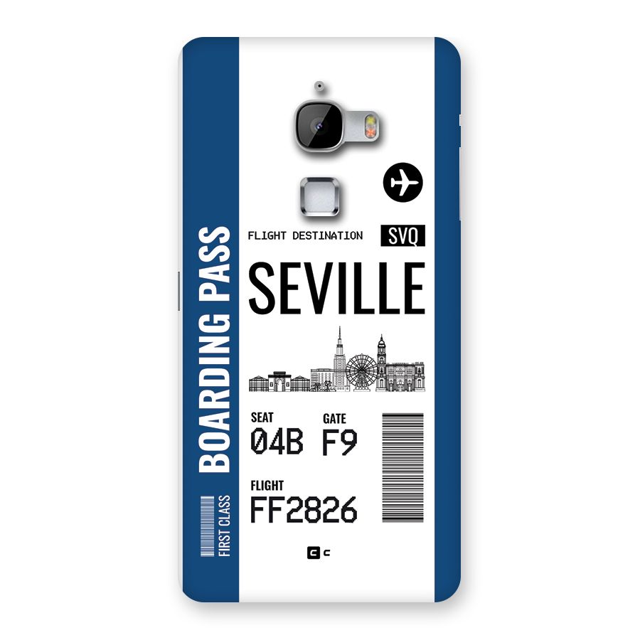 Seville Boarding Pass Back Case for LeTV Le Max