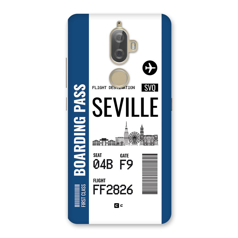 Seville Boarding Pass Back Case for Lenovo K8 Plus