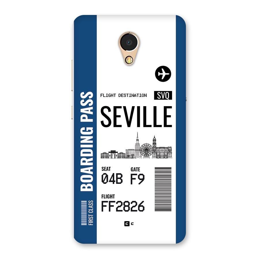 Seville Boarding Pass Back Case for Lenovo P2