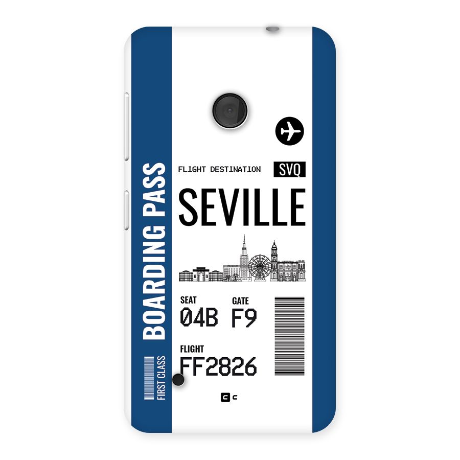 Seville Boarding Pass Back Case for Lumia 530