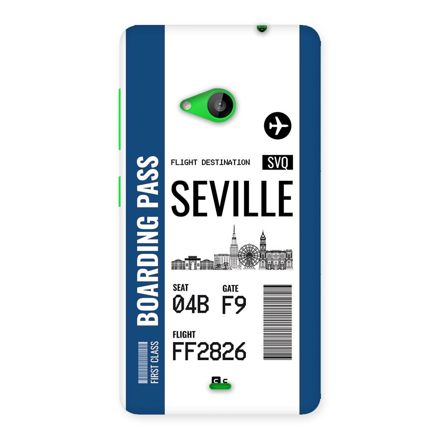 Seville Boarding Pass Back Case for Lumia 535