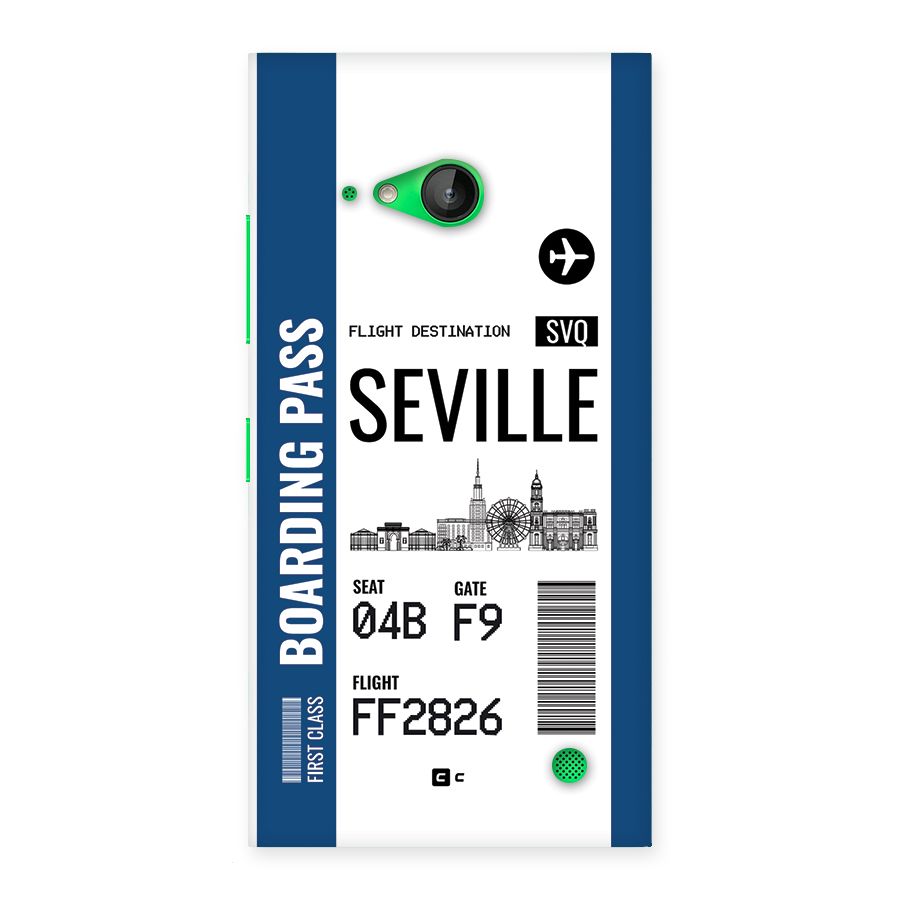 Seville Boarding Pass Back Case for Lumia 730
