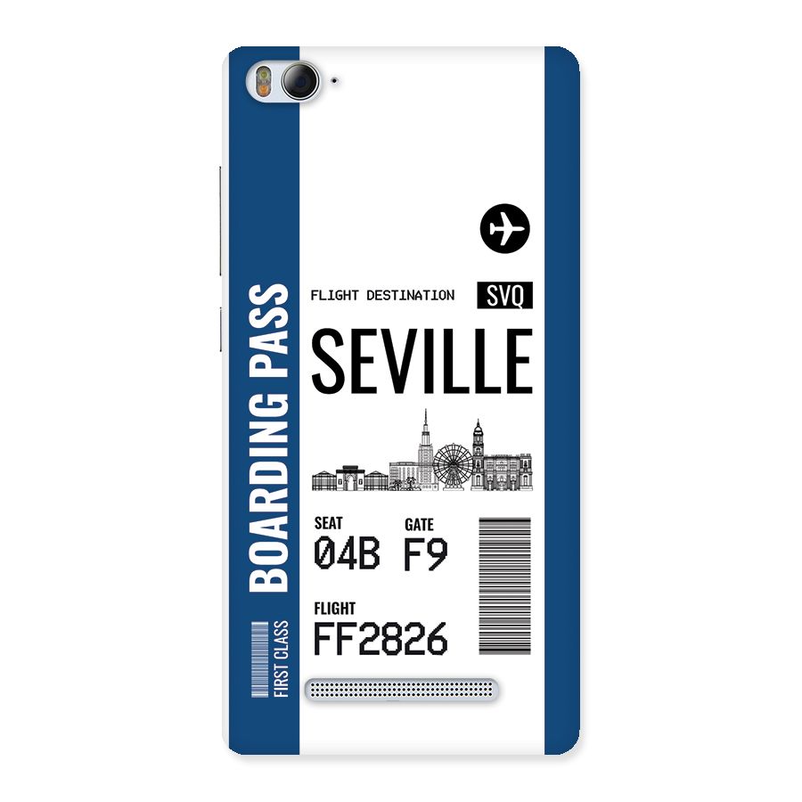 Seville Boarding Pass Back Case for Mi4i
