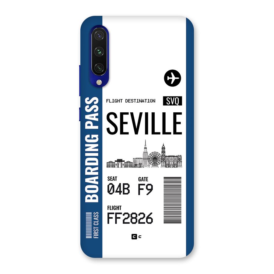 Seville Boarding Pass Back Case for Mi A3