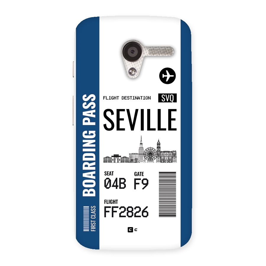 Seville Boarding Pass Back Case for Moto X