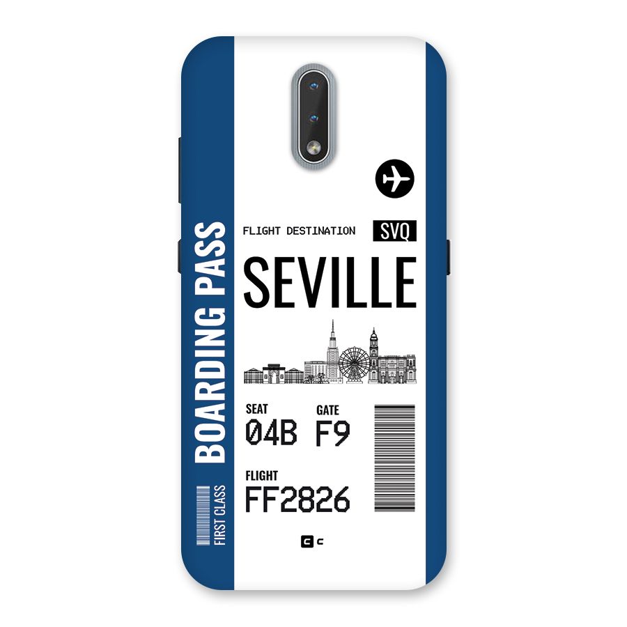 Seville Boarding Pass Back Case for Nokia 2.3
