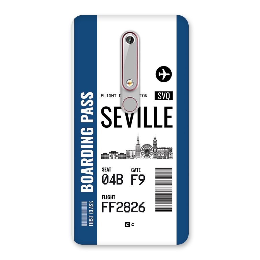 Seville Boarding Pass Back Case for Nokia 6.1
