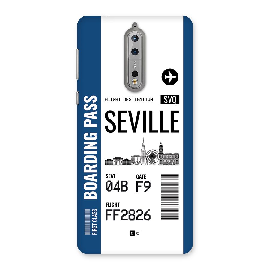 Seville Boarding Pass Back Case for Nokia 8